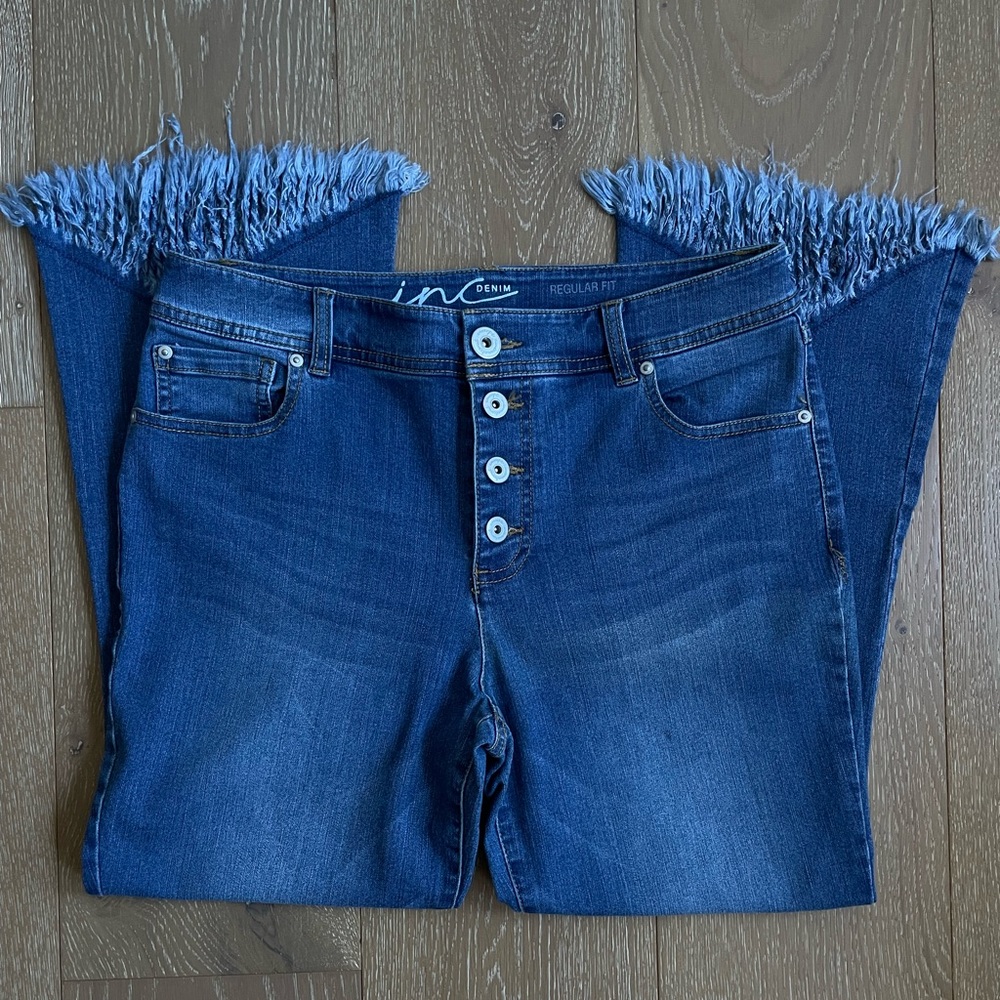 INC cropped jeans
